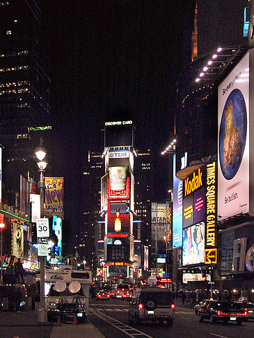 Times Square bei Nacht Foto 