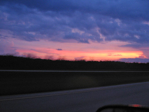 Foto Sonnenuntergang auf Highway - 