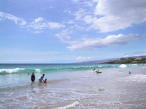 Der Strand von Hawaii Foto 