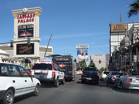 Las Vegas aus dem Auto Fotos