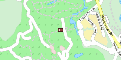Toronto Zoo Stadtplan
